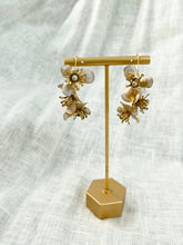 Load image into Gallery viewer, In Full Bloom Tear Drop Hoops
