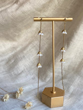 Load image into Gallery viewer, Lilly of The Valley Drop Chain Earrings