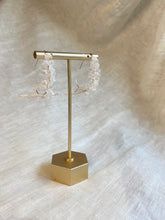 Load image into Gallery viewer, Lilly Bouquet Teardrop Hoop Earring