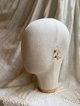 Load image into Gallery viewer, Floral Vine Teardrop Half Hoop