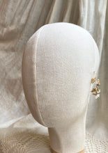 Load image into Gallery viewer, Floral Vine Teardrop Half Hoop