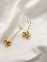 Load image into Gallery viewer, Iris Bouquet Bar Drop Earrings