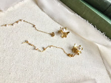 Load image into Gallery viewer, Nadeshiko Chain Drop Two-ways Earrings